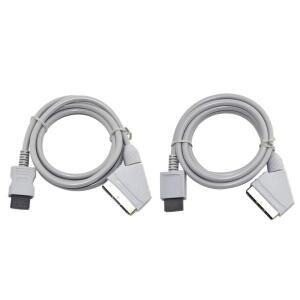 Wii 호환 NTSC/PAL/게임 콘솔용 1.8m RGB Scart 비디오 TV AV 케이블 코드