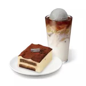 파스쿠찌 흑임자 젤라또 카페라떼+카사타 티라미수(조각)