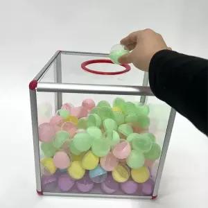 홈파티 45mm 뽑기캡슐 보관함 아이들 장난감 정리통 파티용품