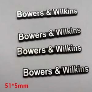 알루미늄 B & W BOWERS WILKINS 오디오 스티커 BW 스피커, 하이파이 워크맨 헤드셋, 자동차 스테레오, 볼보