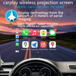 HUD 내비게이터; 분리형 속도계, 고도계, 시간; 무선 CarPlay/HiCar/Android Auto 스크린 미러링; 2-3미터