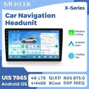 MEKEDE UIS7865 유니버설 지능형 자동차 오디오 시스템 내비게이션 헤드 유닛 CarPlay DSP BT 스테레오 라