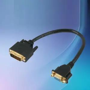 DVI 변환 젠더 케이블 20cm VGA RGB 15 F to DVI-I M