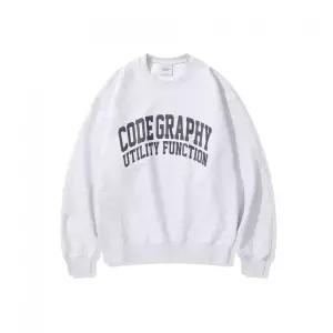 코드그라피 CODEGRAPHY CGP UTILITY FUNCTION 맨투맨_멜란지 그레이 CBESUTL001MG 169424