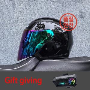 고품질 오토바이 헬멧 페달 하프 커버 cascos para motos Bluetooth 이어폰과 짝을 이룸