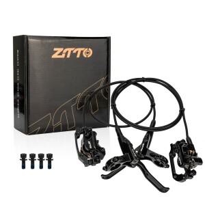 ZTTO MTB 유압 디스크 브레이크 2 피스톤 경량 XC 트레일 캘리퍼스  금속 패드 오일 압력 로터 M6100 M8100