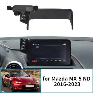 LED전구 마쓰다 MX-5 2016-2023 ND MX5 Miata 로드스터용 자동차 거치대 GPS 브래킷 내비게이션 스탠드 받