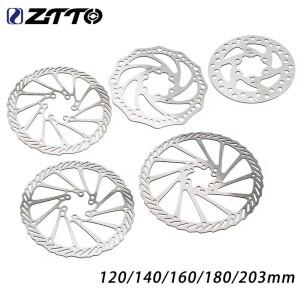 ZTTO MTB 로드 바이크 디스크 브레이크 로터 120mm/140mm/160mm/180mm/203mm 6인치 스테인리스 스틸 유압