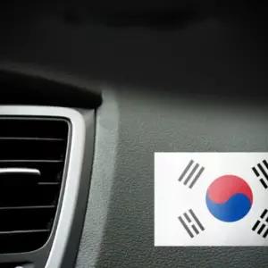 자동차 태극기 스티커 반사 튜닝 데칼 2P