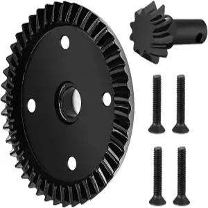 MOHERO RC 기어박스 전후 디퍼렌셜 43T 10T 스틸 세트 1/8 스케일 4WD 슬레지 오프로드 트럭 업그레이드