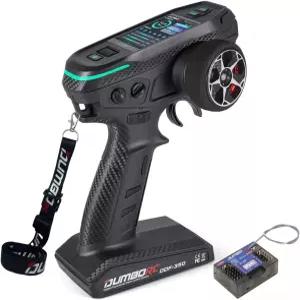 DUMBORC DDF-350 P10F RC 무선 송수신기 10채널 HD 스크린 10CH 자동차 트럭 크롤러 보트 탱크용 리모컨