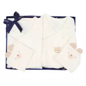 [압소바](마산점)[압소바 25년F/W 임신출산선물]베핑 코튼모달 배냇슈트+배냇저고리 2벌세트(A2D10110Q/...