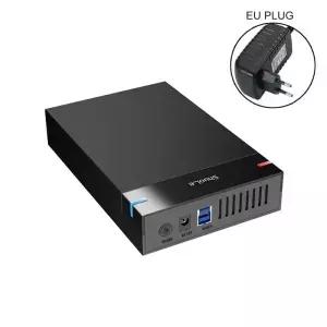 휴대용 외장 하드 드라이브 케이스 박스 인클로저 SATA SSD HDD 10TB 3.5인치 USB 3.0 전송 PC 노트북 TV