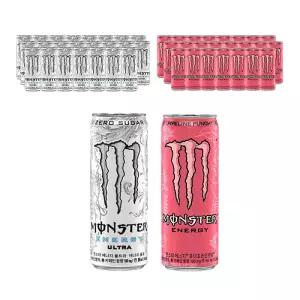 몬스터 에너지 울트라, 355ml, 24개 + 몬스터 에너지 파이프라인펀치, 355ml, 24개