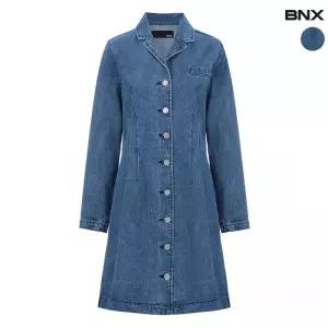 스냅버튼 테일러드 카라 원피스