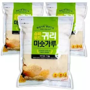 슈퍼푸드 귀리 미숫가루 선식 1kg x 3개