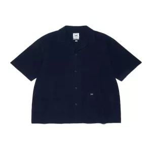 리 커버올 반팔 셔츠 네이비 LE2602SS02NA