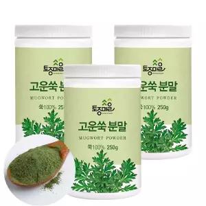 [토종마을]국산 고운쑥분말 250g X 3통