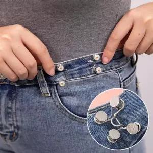 바지 허리 조절 클립 줄이기 청바지 버클 고급 요술 단추 셀프 수선 고리 부자재