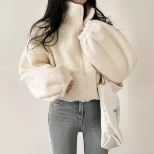 [하프클럽/셀러허브_여성트랜드패션]집업 숏루즈핏양털집업 후리스 점퍼