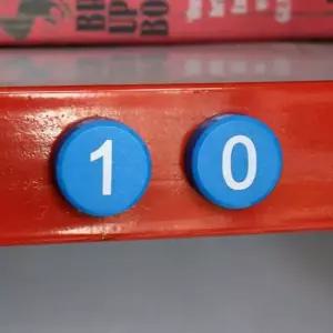 생활용품 숫자 컬러 문구 자석홀더 칠판자석 10p No69