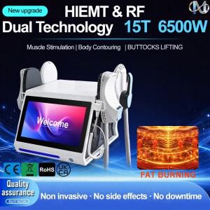7000W RF-EMS 바디 스컬프팅 근육 자극기, 지방 감소, 근육 형성, 힙 리프팅, 피부 탄력 강화, 바디 컨투어