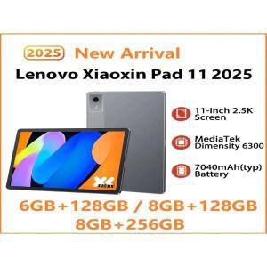 오리지널 CN 레노버 샤오신 패드 11 2025 탭 128GB 256GB ROM MTK 디멘시티 6300 11인치 2.5K 스크린 7040m