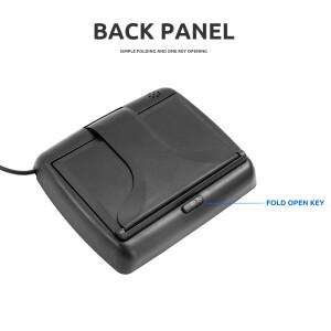 후방 카메라 장착 접이식 자동차 모니터, 4.3 TFT LCD HD 스크린, 백업, 차량 주차, 쉬운 설치