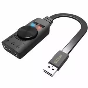 PC용품 비트웨이 USB 7.1ch 사운드 카드 GS3 USB사운드카드 버츄얼사운드카드