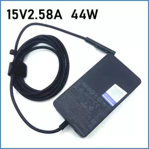 Microsoft Surface Pro 6 5 4 3 Ac 어댑터용 44W 36W 15V 2.58A 1800 1625 표면 노트북 충전기