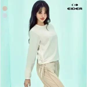 [아이더](김해점)[장원영티셔츠] 최초가 99,000원 DWM25264 시어 여성 우븐 맨투맨 긴팔 티셔츠 여자티 ...