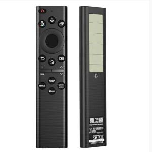 BN59-01385A 삼성 TV 리모컨(4개의 단축 버튼 포함)용 Solar Voice 리모컨 교체품, 스마트 4K, 8K 울트라 HD Neo QLED, The Frame 및 Crystal UHD 시리즈와 호환됩니다
