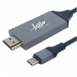 USB 3.1 타입C 휴대폰TV연결케이블 to HDMI 케이_6902