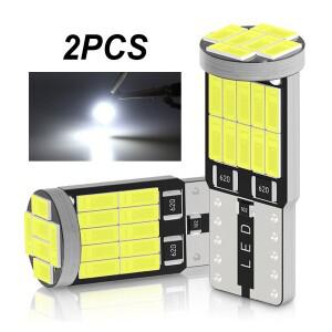 2pcs 높은 밝은 T10 W5W Led 자동차 빛 26smd 4014 Smd 램프 전구 자동차 액세서리 번호판 드롭  지원