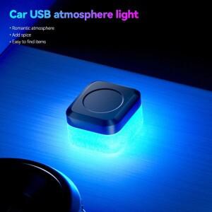 차량용 USB 앰비언트 조명 범용 LED 분위기 조명 플러그 플레이 신호 조명 자동 독서 램프 장식 장식 스트