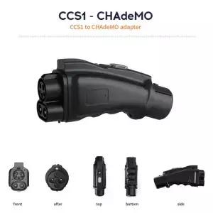 CCS1-CHAdeMO EV 어댑터 250A 250KW 콤보1 스테이션 충전기 일본 표준 DC 전기차 충전 커넥터용