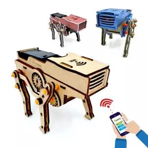 IoT 사물인터넷 오토마타 4족 로봇 아이독 만들기과학조립키트 만들기 로보트만들기 IOT 4족만들기 상자 놀