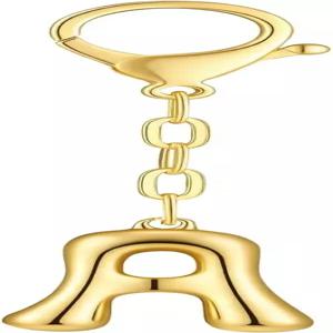DoDoBeads 이니셜 백 참 핸드백용 버블 레터 귀여운 글자가 새겨진 키체인 여성용