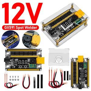 스폿 용접기 12V 18650 리튬 배터리 에너지 저장 기계 PCB 회로 기판 휴대용 납땜 장비 DIY 키트
