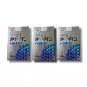고려은단 멀티비타민 맨 남자 남성 올인원 1560mg 60정 3박스
