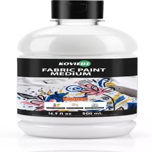 KOVIEDE 16.9 fl oz 500 mL 전문 원단 매체 티셔츠 신발 가방 DIY 프로젝트에 뛰어난 접착력 내구성 선명한