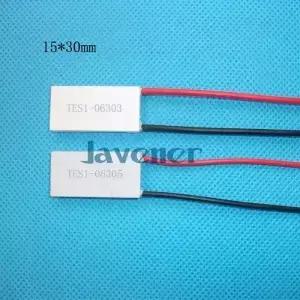 TES1-06303 히트 싱크 열전 냉각기 펠티에 냉각 플레이트 냉동 모듈 15x30mm 6.9V 3A