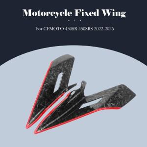 CFMOTO 450SR 450 SR 2022-2026 2023 450 SR 오토바이 부품 프론트 사이드 다운포스 네이키드 스포일러 고