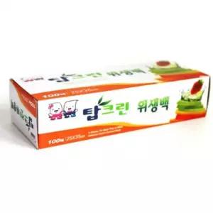 하니B1 위생팩 탑크린 비닐팩 투명봉투 일회용 비닐봉투 25x35cm 100매 스마트 높은 재구매