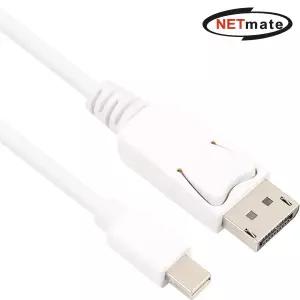 강원전자 넷메이트 Mini DisplayPort to DisplayPort 1.2 케이블 1m NMC-MDP01C