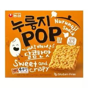 농심 누룽지팝 달콤한 맛 142g X 8개