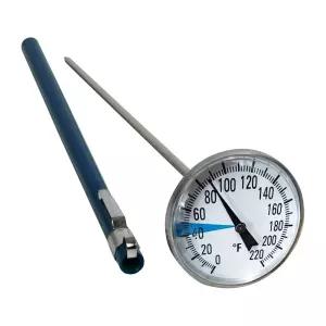 스테인리스 스틸 토양 온도계 127mm 스템 3 얼 -17.8-104.4°C 지면 퇴비 정원용