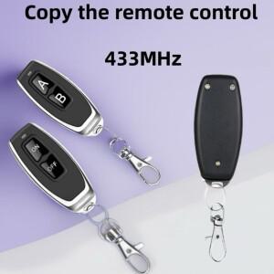 433MHz RF 리모컨 무선 송신기 2버튼 차고문/게이트 오프너 홈 자동화 차량 경보