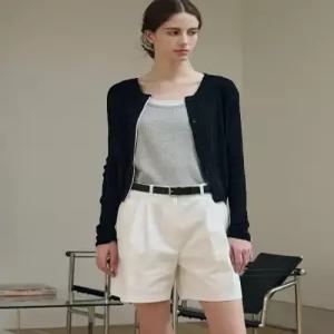 [국내정품] 드로우핏 DRAW FIT 썸머 컬러 라인 린넨 가디건 [BLACK] DFWMKN5210BK
