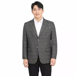 [파파브로] 남성 모직 체크 중장년 클래식 블레이저 DS-COW-7